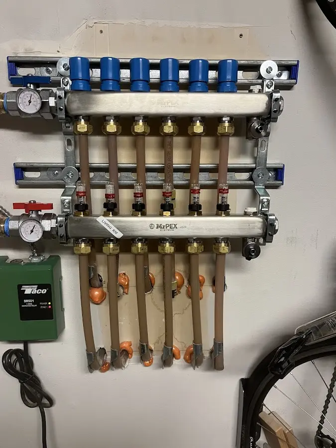 Plumber performing Gas Line Installation at a residential property in Park Hills